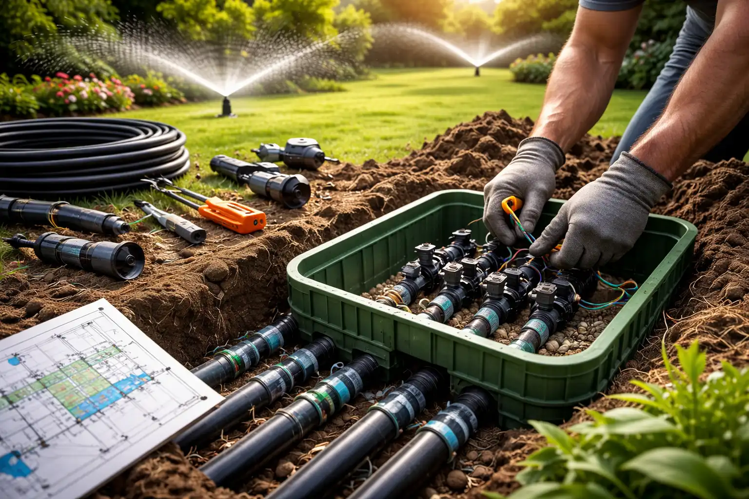 Instalación de Riego Automático